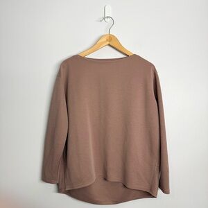 lululemon athletica Long Sleeve Top in Brown